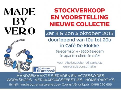 STOCKVERKOOP TOT -50% EN VOORSTELLING NIEUWE COLLECTIE