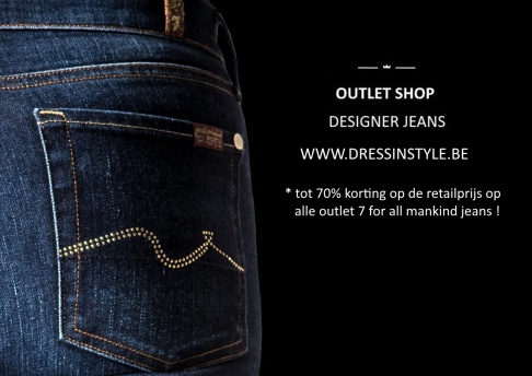 Outlet 7 FOR ALL MANKIND jeans op www.dressinstyle.be - 1