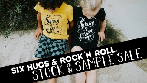 Six Hugs and Rock 'n Roll stock and sample sale!