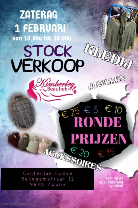 Stockverkoop Kimberley Beautiek