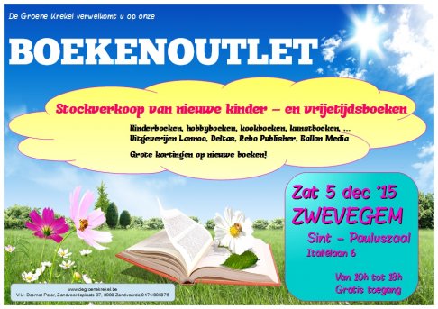 Boekenoutlet te Zwevegem