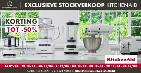 Kitchenaid stockverkoop