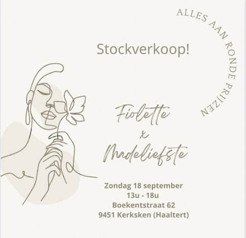 Stockverkoop Fiolette & Madeliefste