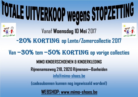 Totale Uitverkoop wegens Stopzetting