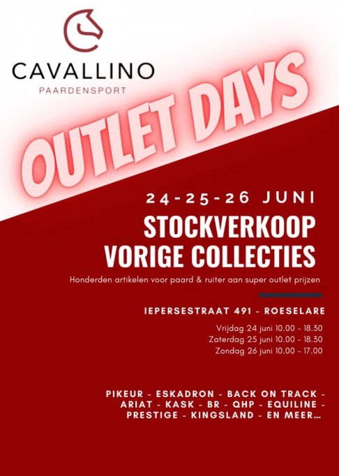 Cavallino Paardensport stockverkoop / outlet