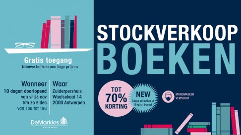 Boeken stockverkoop DeMarkies