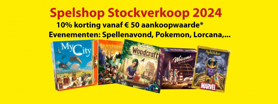 Spelshop stockverkoop 2024