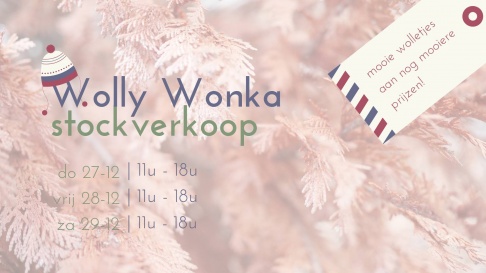 Stockverkoop bij Wolly Wonka (brei- en haak wol)