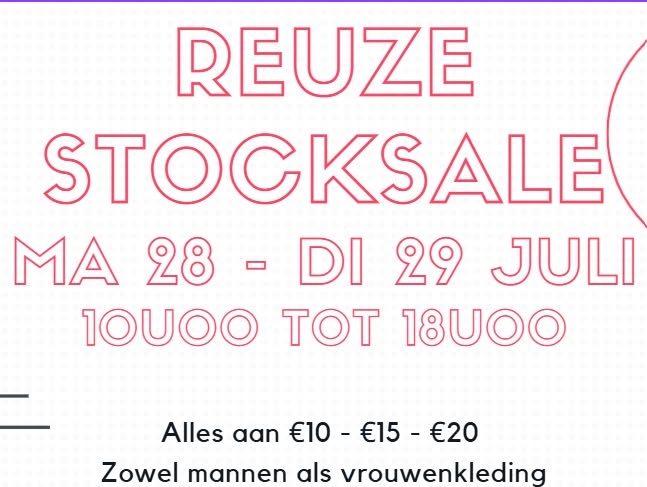 Edge of Glam stocksale