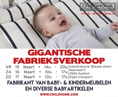 Gigantische Fabrieksverkoop Childhome