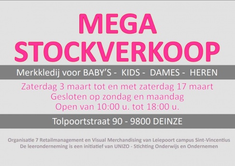 Mega stockverkoop merkkledij