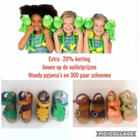 JX KIDS - Koppelverkoop WOODY met extra %% op WOODY en SCHOENEN 