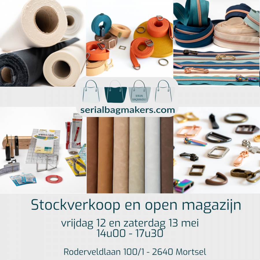 Stockverkoop en open magazijn Serial Bagmakers