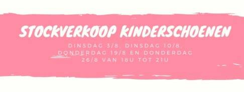 Stockverkoop kinderschoenen bij Sofie's store & More