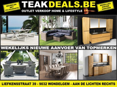 TEAKDEALS - Outletverkoop Home & Lifestyle Artikelen - 2