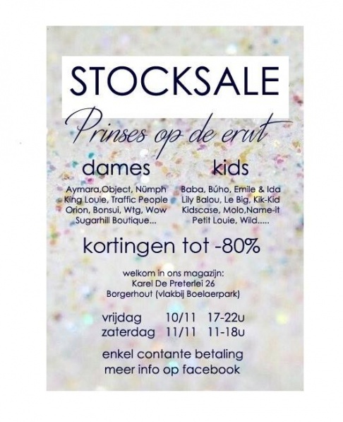 Stocksale Prinses Op De Erwt