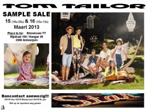 Tom Tailor sample sale