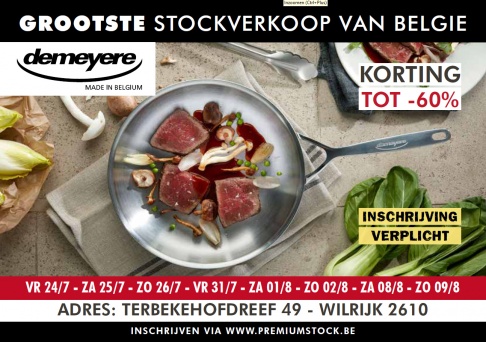 Stockverkoop Demeyere, Staub, Zwilling, Villeroy & Boch, Serax - 1