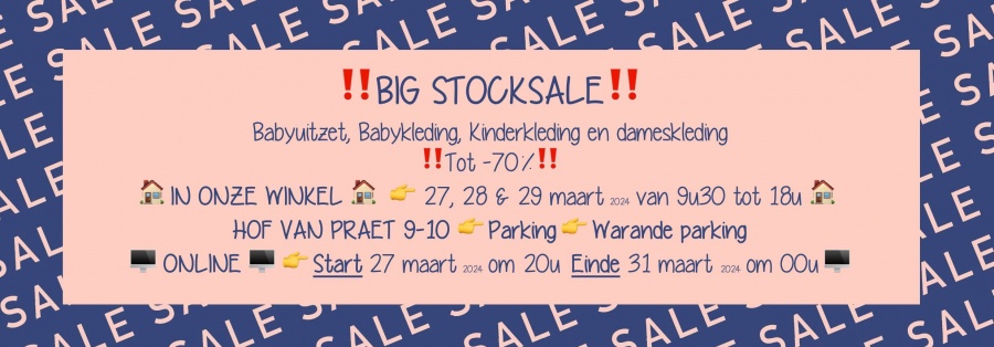 Stocksale Babyspeciaalzaak Little Me