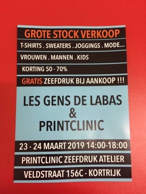 Stockverkoop Les Gens De Labas en PRINT Clinic