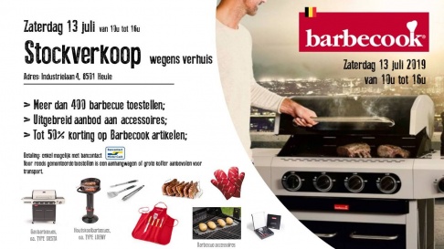 Stockverkoop Barbecook