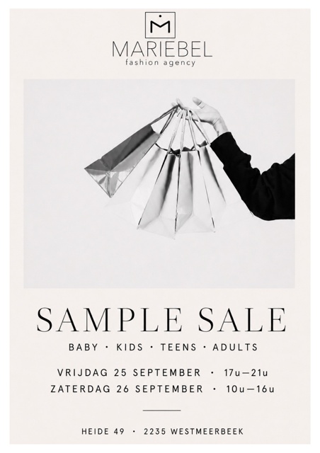 Mariebel fashion agency sample sale