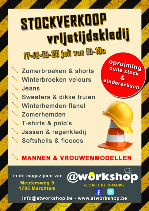 Stockverkoop vrijetijdskledij