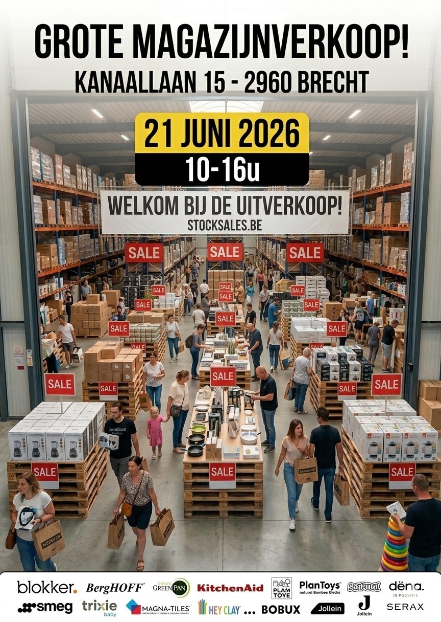Stocksales.be magazijnverkoop