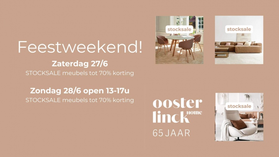 Oosterlinck meubelen stocksale