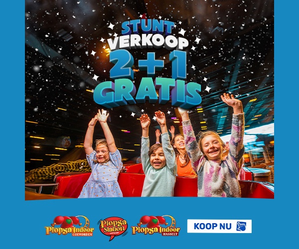 Plopsa Indoor stuntverkoop