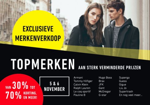 Top merken verkoop: Voor dames en heren