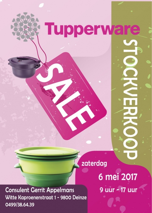 Tupperware stockverkoop