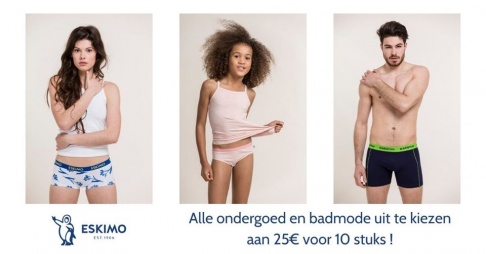 Stockverkoop Eskimo ondergoed / Pyjama's + Disney pyjama's