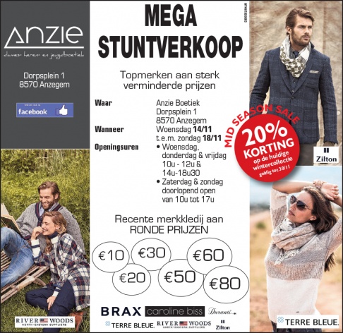 MEGA STUNTVERKOOP MERKKLEDIJ