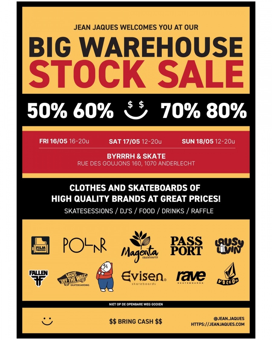 @jean.jaques BXL STOCKSALE WEEKEND