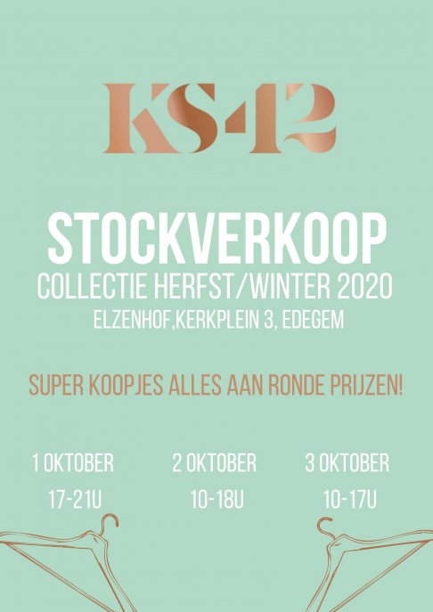 Stockverkoop dameskleding herfst/winter 2020