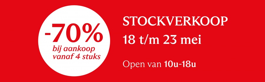e5 Stockverkoop: Shop alles aan -60%, of profiteer van -70% bij aankoop vanaf 4 stuks.