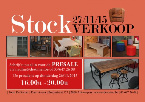  Kantoormeubelen & stoelen stockverkoop