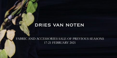 Stocksale stoffen en accessoires Dries van Noten