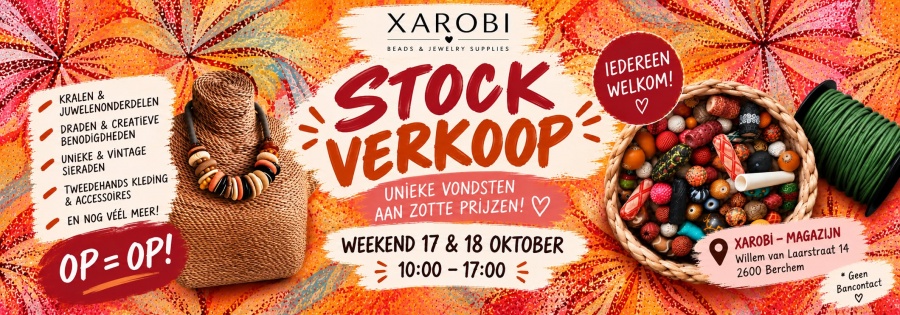 Xarobi stockverkoop