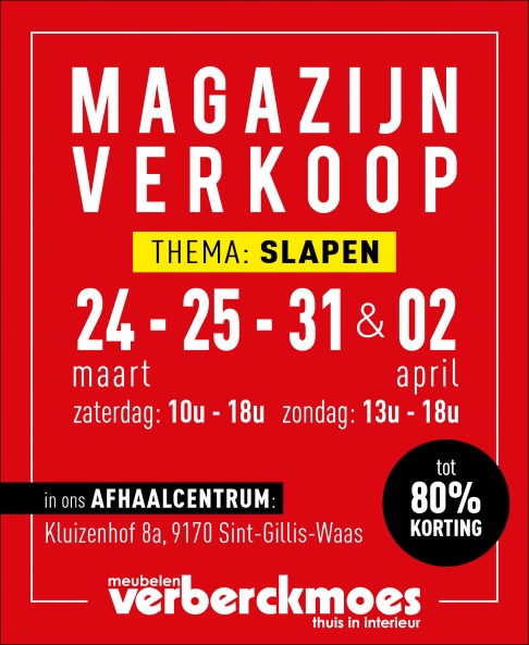 Meubelen Verberckmoes - Magazijnverkoop 'Slapen'