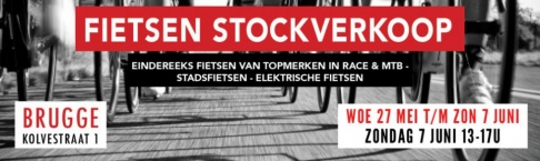 Stockverkoop fietsen Brugge