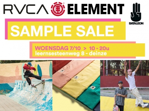 Sample Sale element,  RVCA, Bataleon