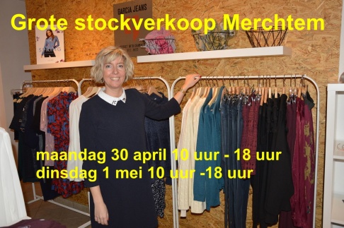 Stockverkoop Tamoiselle Merchtem