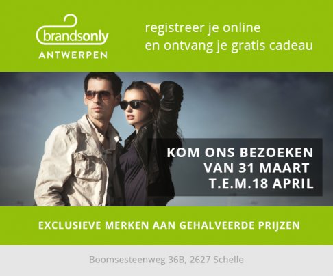 Outletverkoop Brands Only Antwerpen