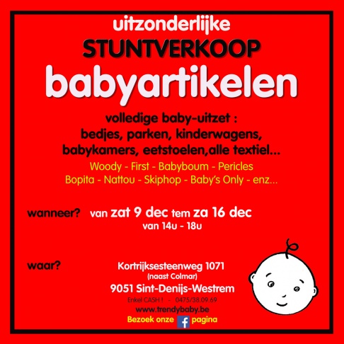 stuntverkoop Babyartikelen