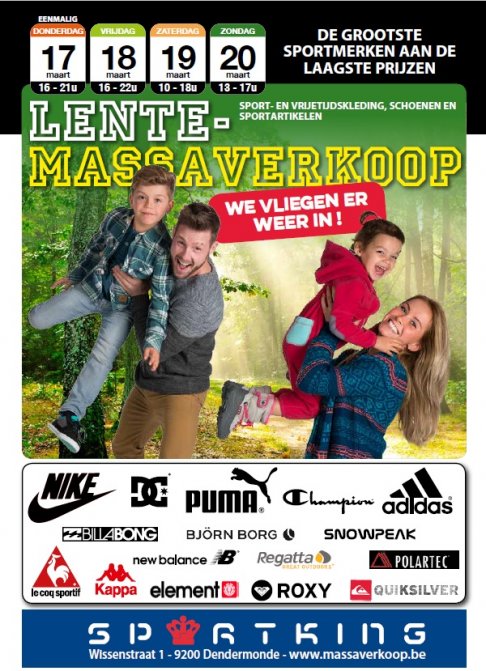 Lente massaverkoop