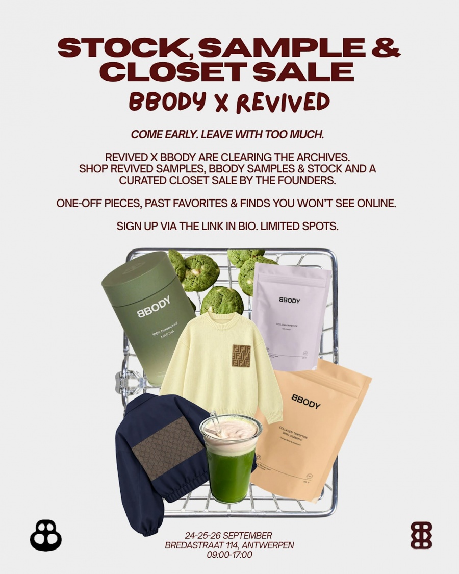 BBody x REVIVED sample- en stocksale