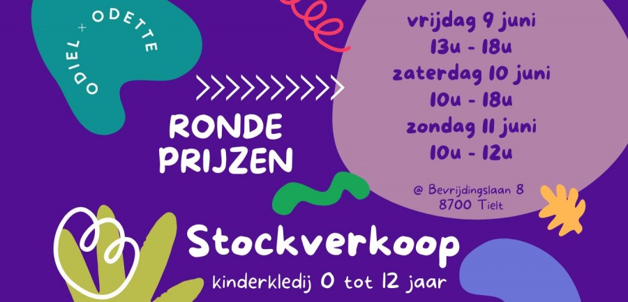 Stockverkoop kinderkledij Odiel en Odette