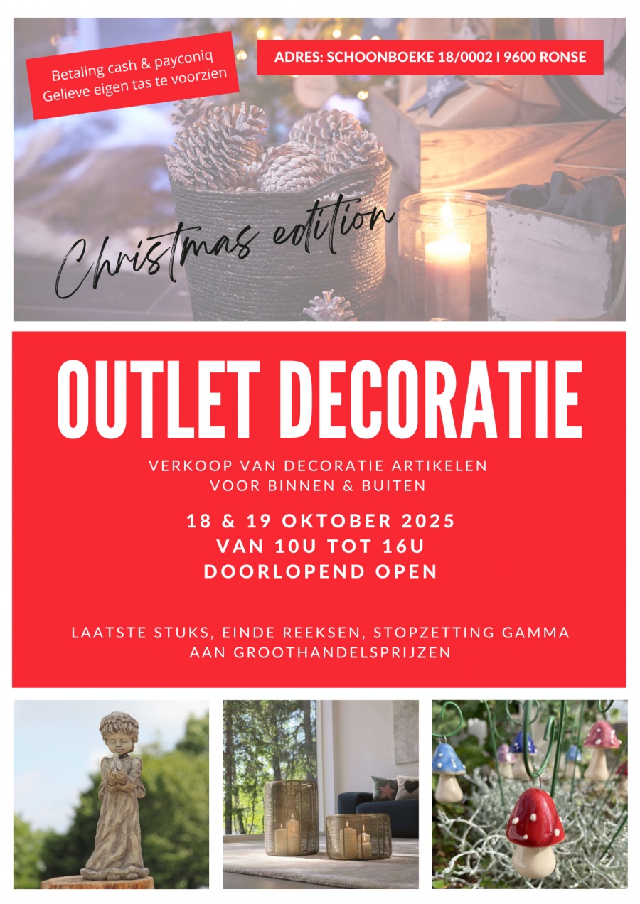 Stockverkoop binnen- & buitendecoratie